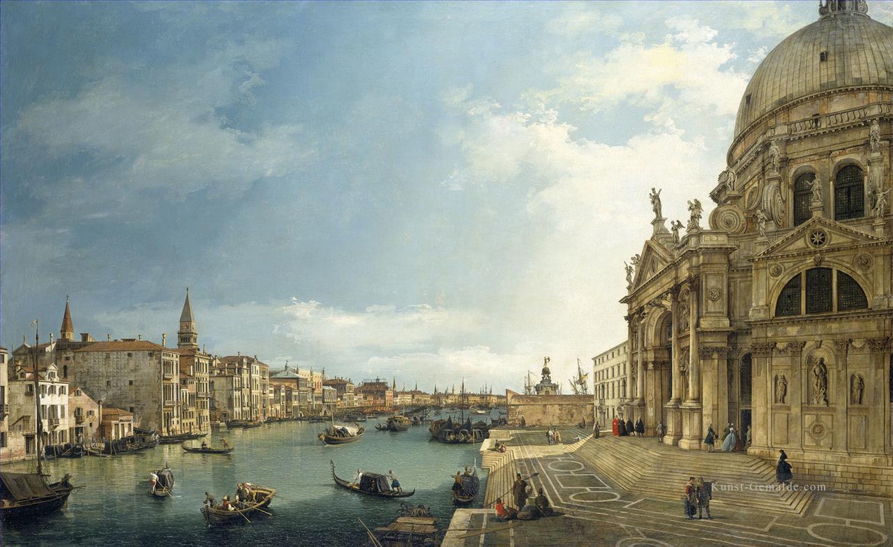 Der Canal Grande auf der Salute Kirche Canaletto Ölgemälde